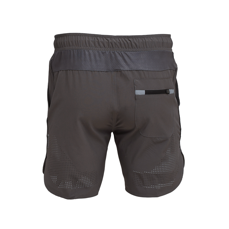 F2W Branded Laser Shorts - Carbon Grey