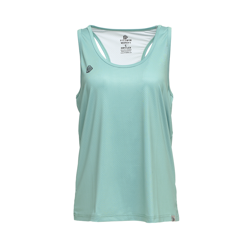 F2W Mint Cut Out Racerback Tank