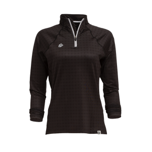 F2W Women’s Branded Sublimated Fairway Quarter Zip Top