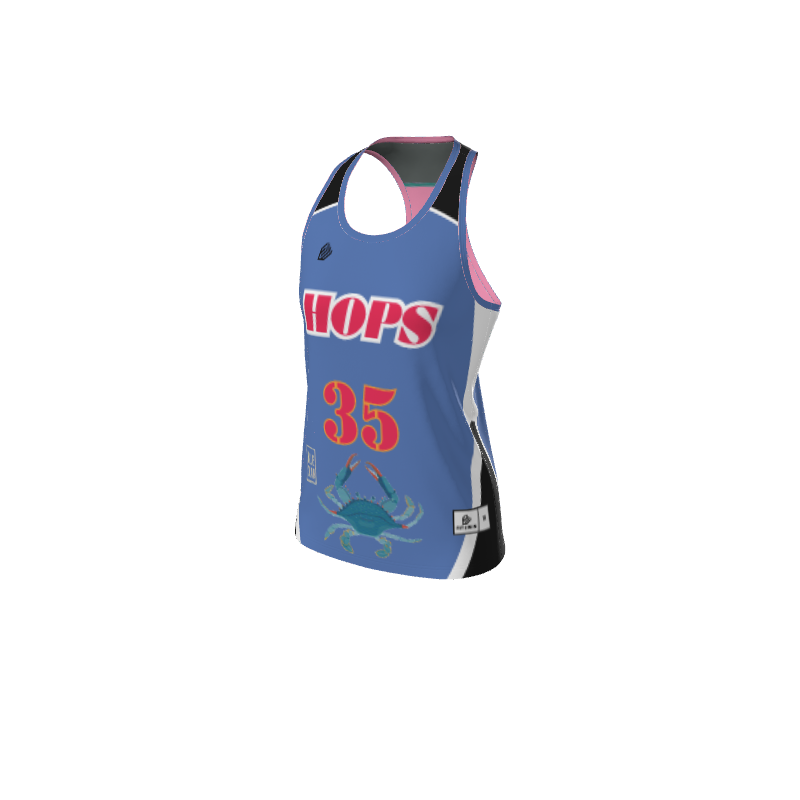 Women's Lacrosse Abbott Women's Terrapin 2-Ply Reversible Racerback Jersey. (x 17)