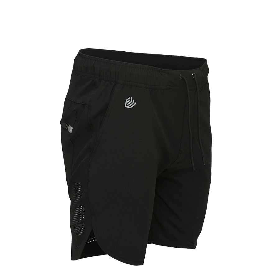 F2W Branded Laser Shorts - Black