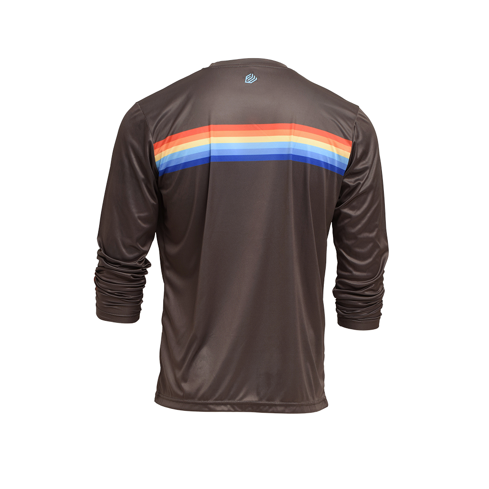 F2W Retro-Striped Longsleeve Free Throw Tee