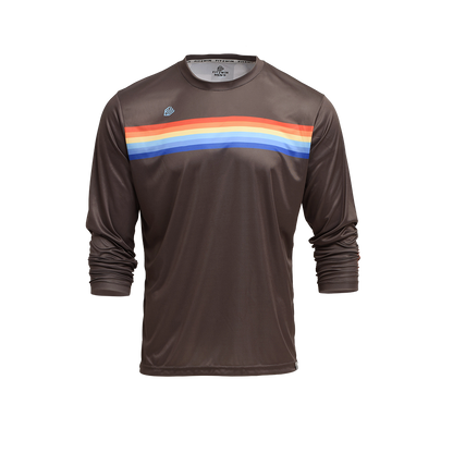 F2W Retro-Striped Longsleeve Free Throw Tee