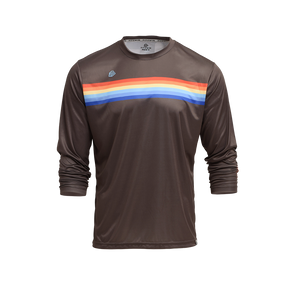 F2W Retro-Striped Longsleeve Free Throw Tee