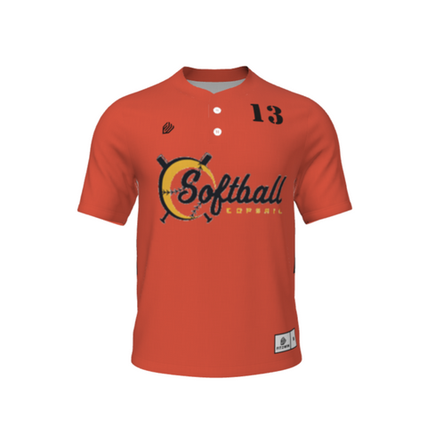 Pop Fly 2-Button Softball Jersey